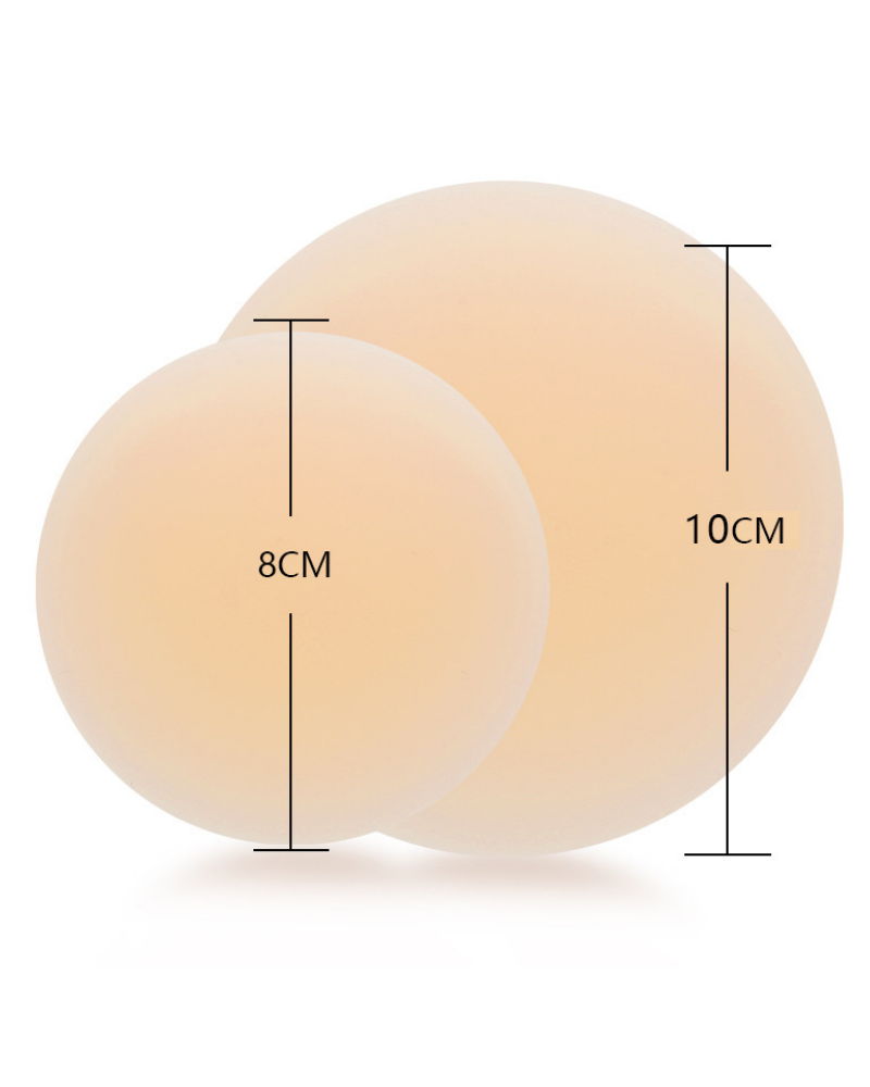 Glue Free Self Adhesive Solid Invisible Seamless Nipple Covers