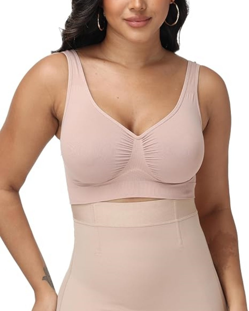 Shapshe® Seamless Comfort Sports Bra with Removable Pads