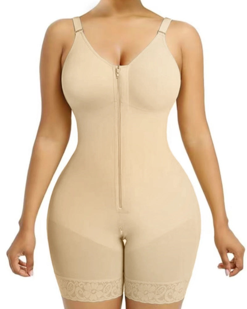 Shapshe® Fajas Colombianas Smooth Zipper Postpartum Tummy Control Shapewear