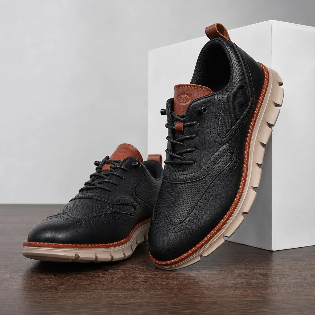Hancock | Men's Breathable Casual Sneakers - By Qivii