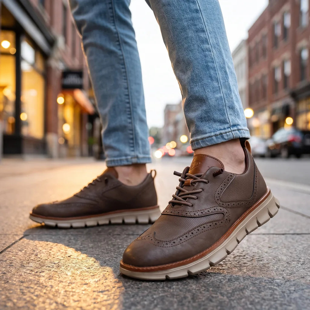 Hancock | Men's Breathable Casual Sneakers - By Qivii