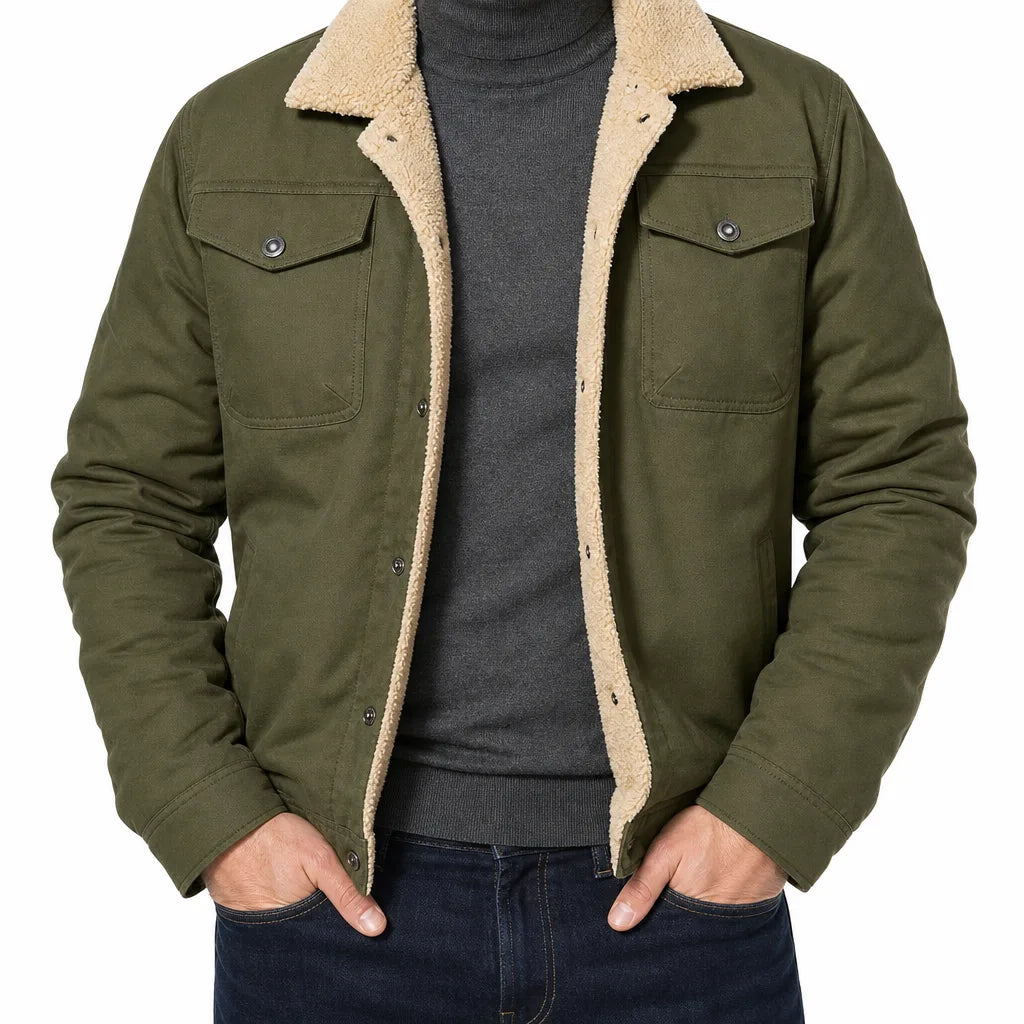 Harlan | Mens Warm Fall Bomber Jacket
