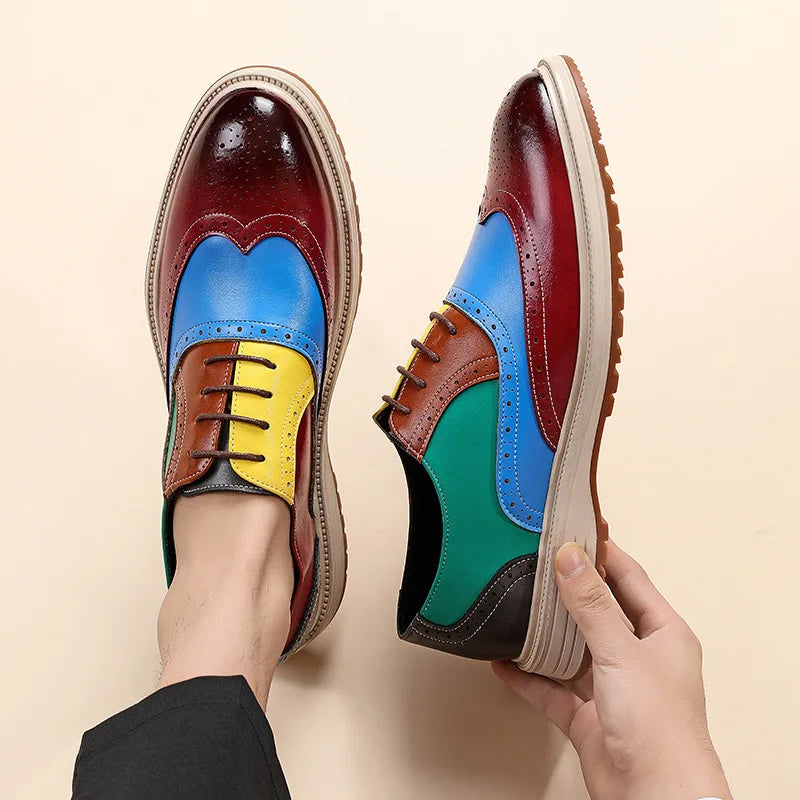 Herreford | Men's Brogue Derbies - By Qivii