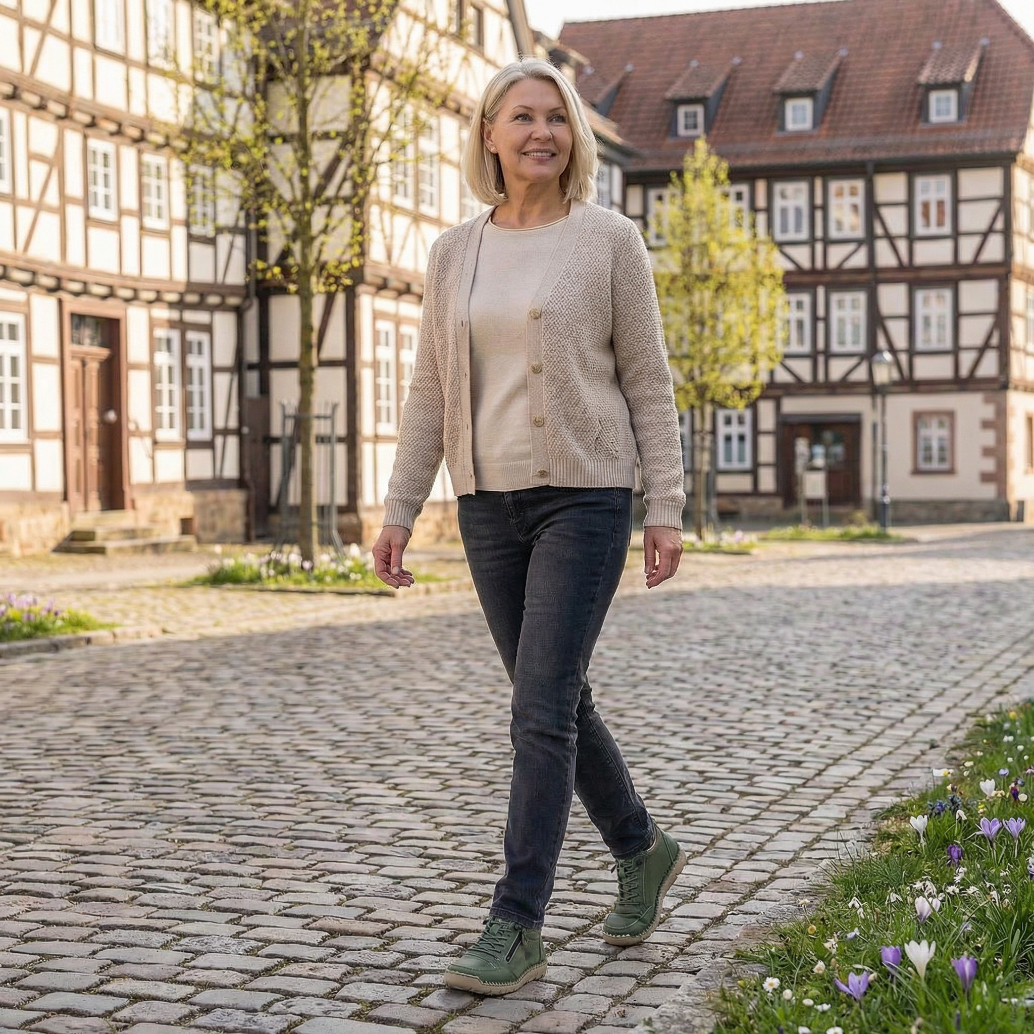 Mila – Komfortable orthopädische Sneakers + Reißverschluss - By Qivii