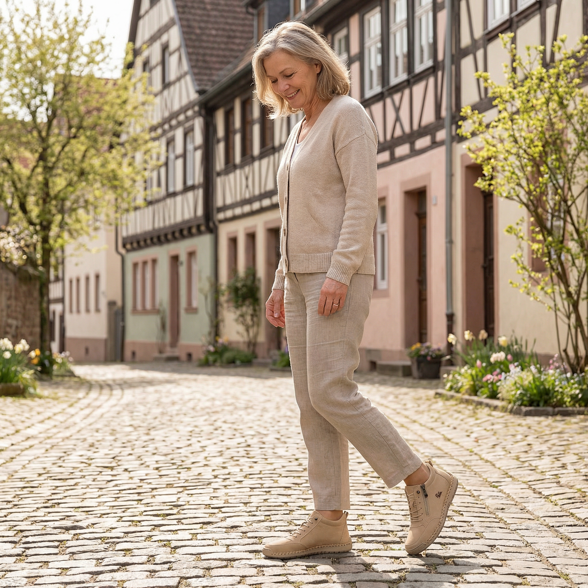 Mila – Komfortable orthopädische Sneakers + Reißverschluss - By Qivii