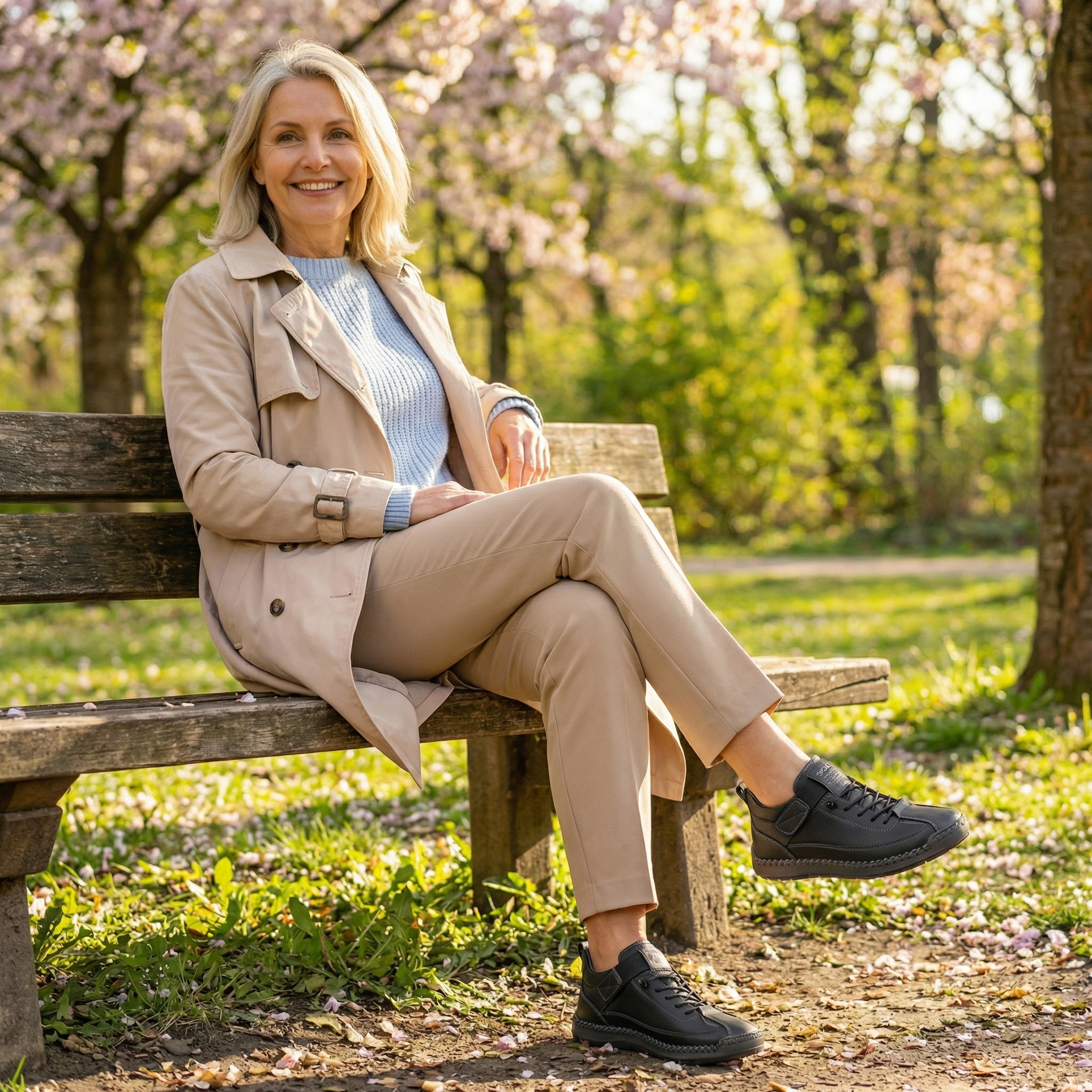 Mia – Komfortable & Schmerzfreie Orthopädische Sneakers - By Qivii