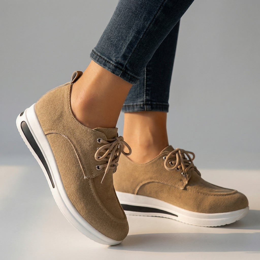 Hollie Lace-Up Loafers