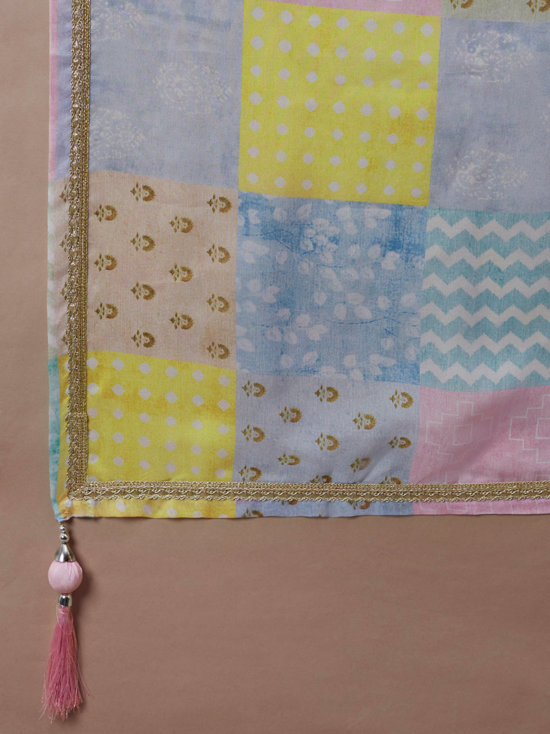 Multi-Color Organza Floral Printed Semi-Stitched Lehenga choli - qivii