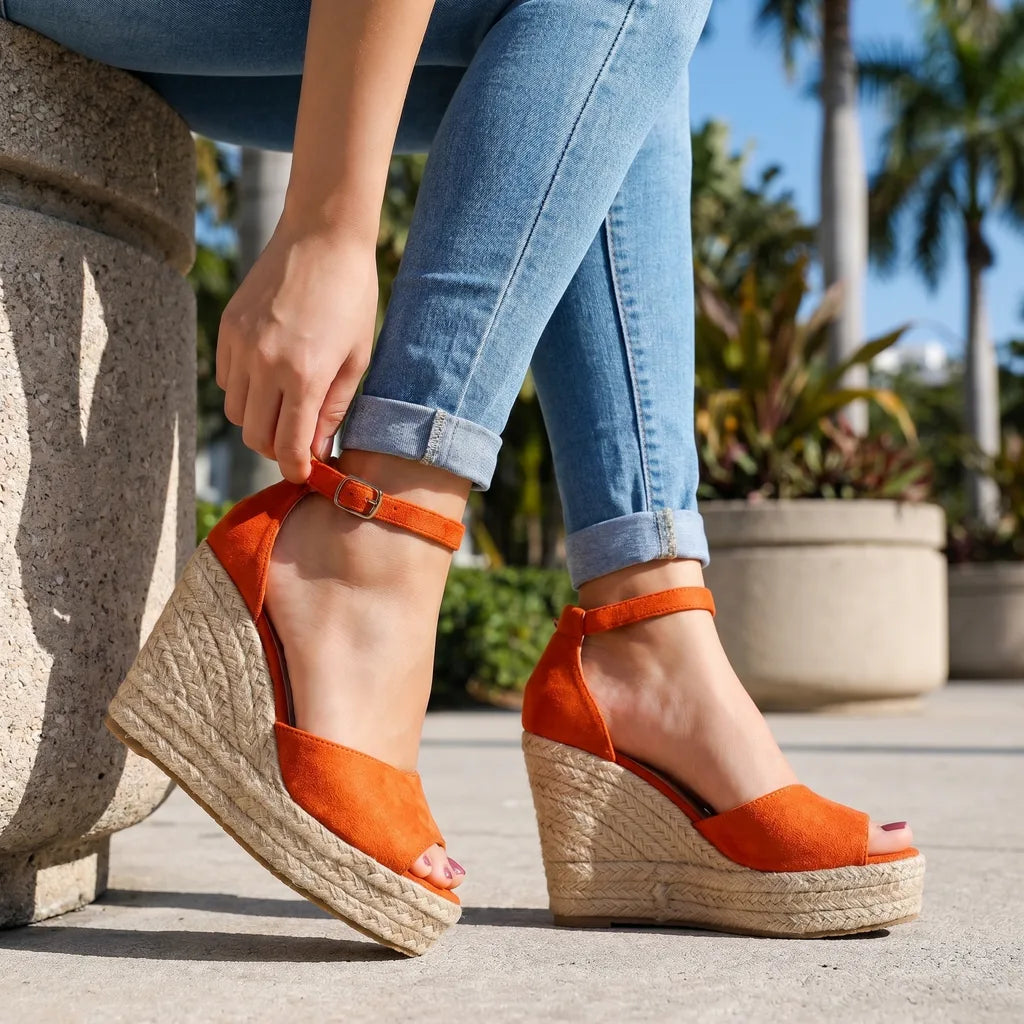 Harlow Wedge Sandals