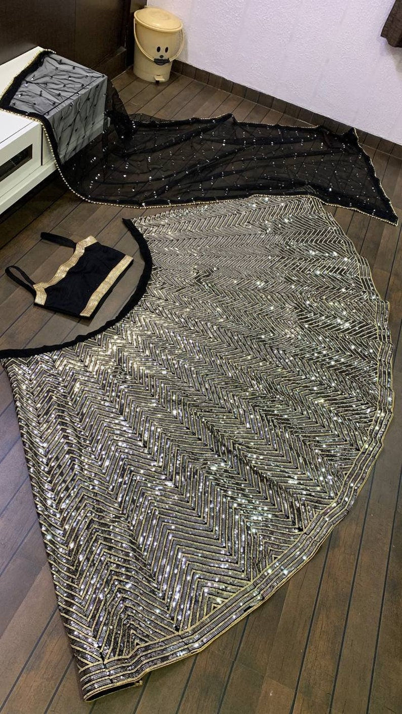 Wedding wear lehenga choli with delicate dry clean instructions