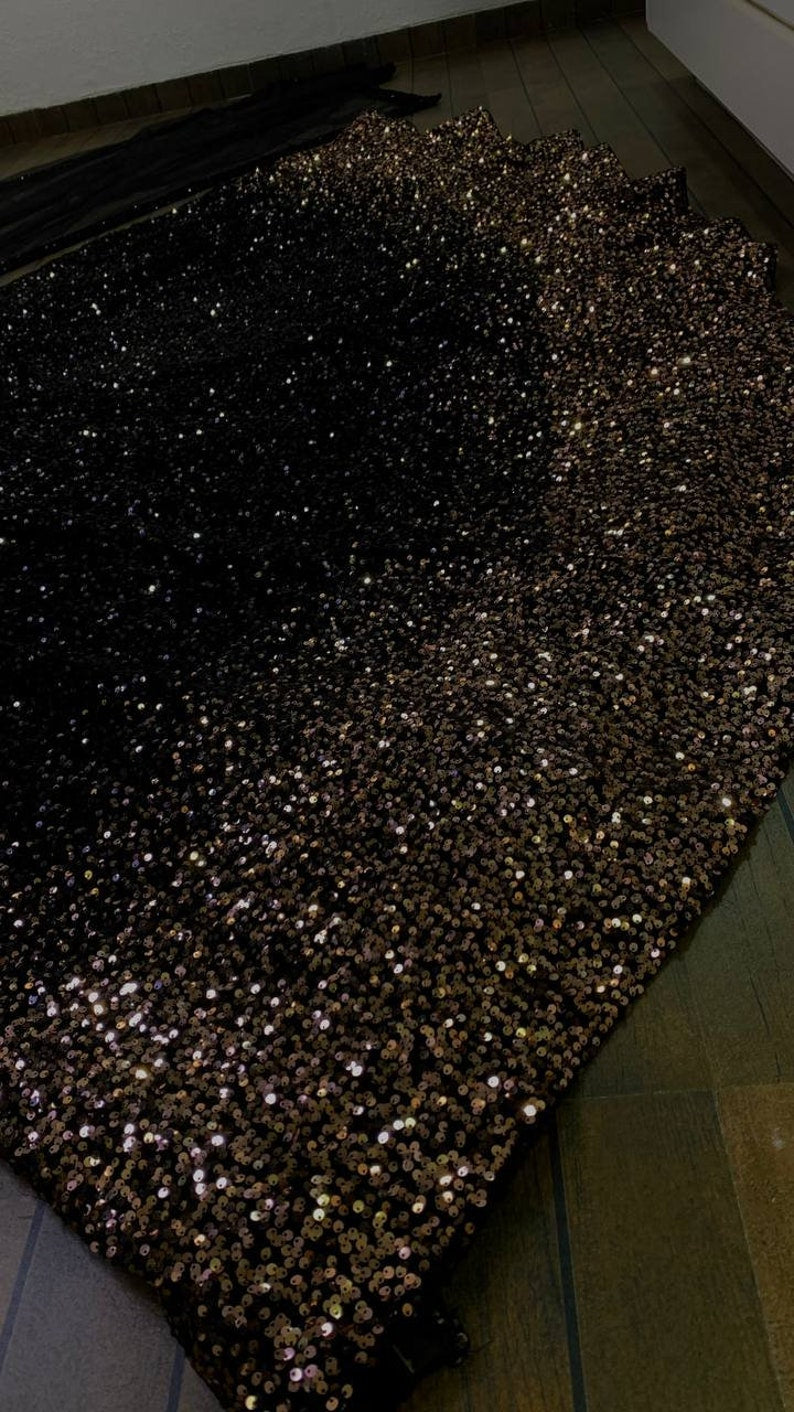 Net fabric dupatta with sequence embroidery work for black lehenga choli