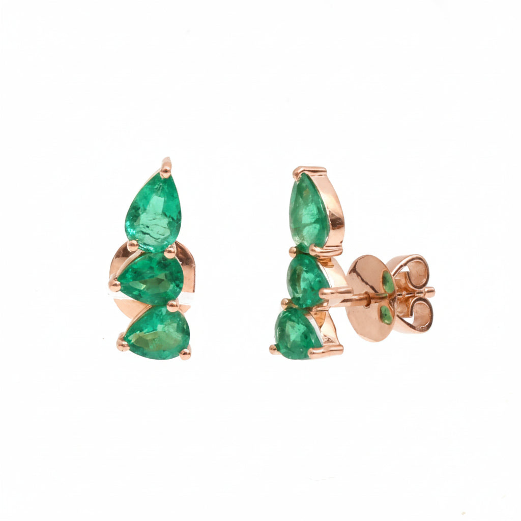 JPERG-3547/9569 Emerald Earring