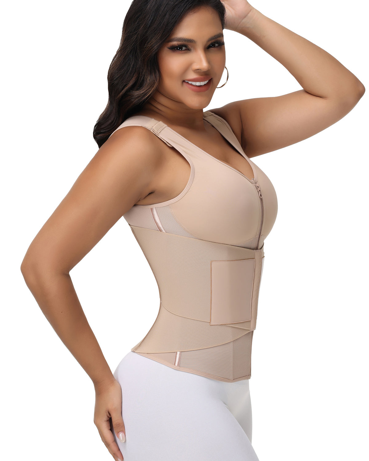 Shapshe® Fajas Colombianas Double Compression Waist Trainer Vest