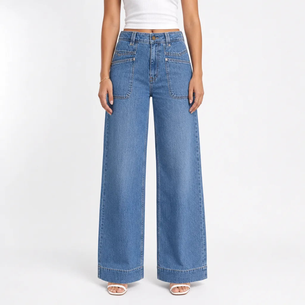 Josephine | Womens Baggy Wide Leg Jeans