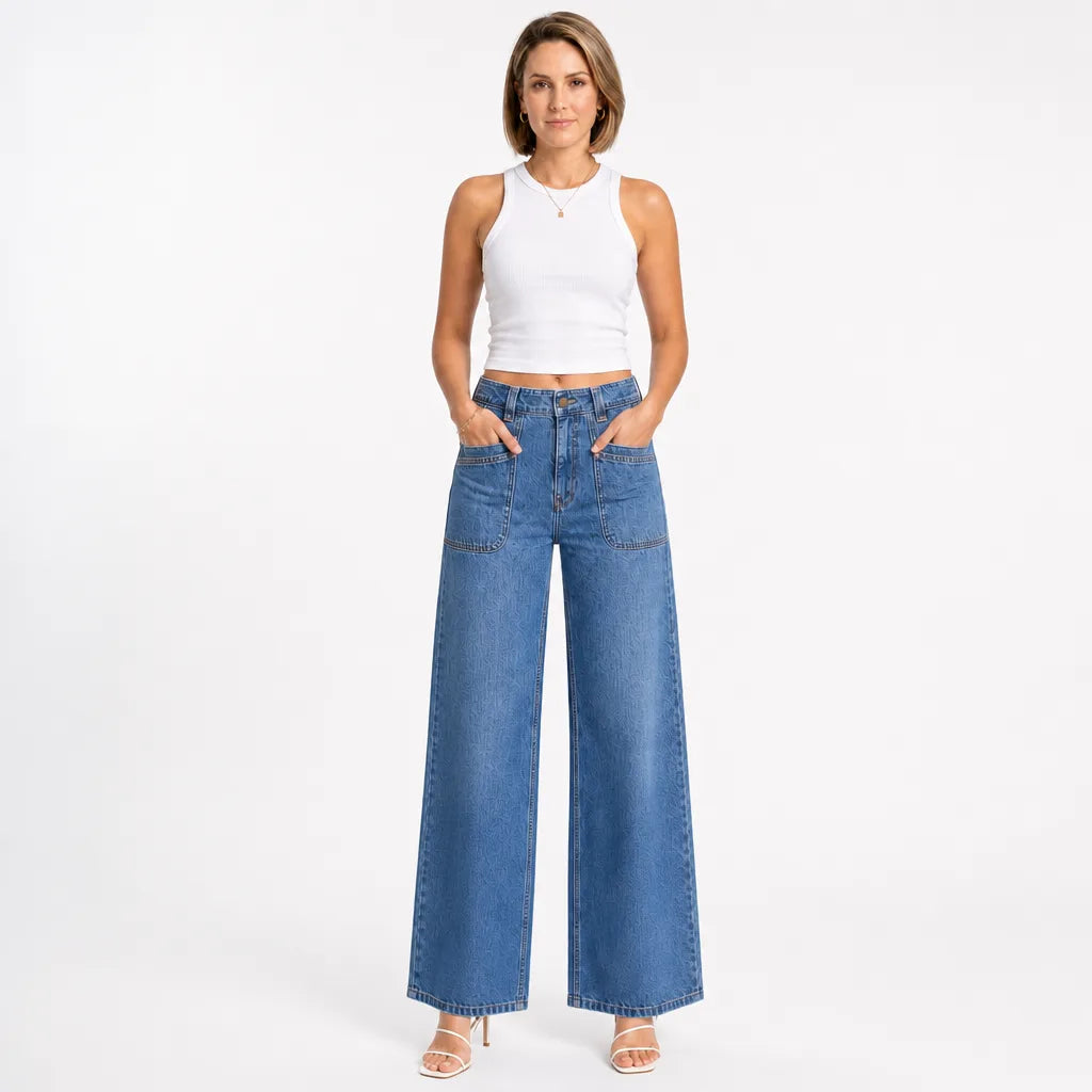 Josephine | Womens Baggy Wide Leg Jeans