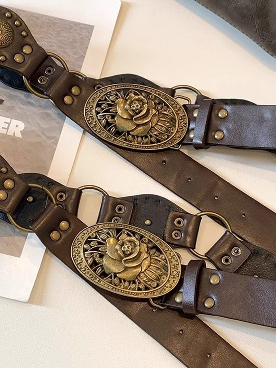 Bohemian American Brown Belt - By Qivii