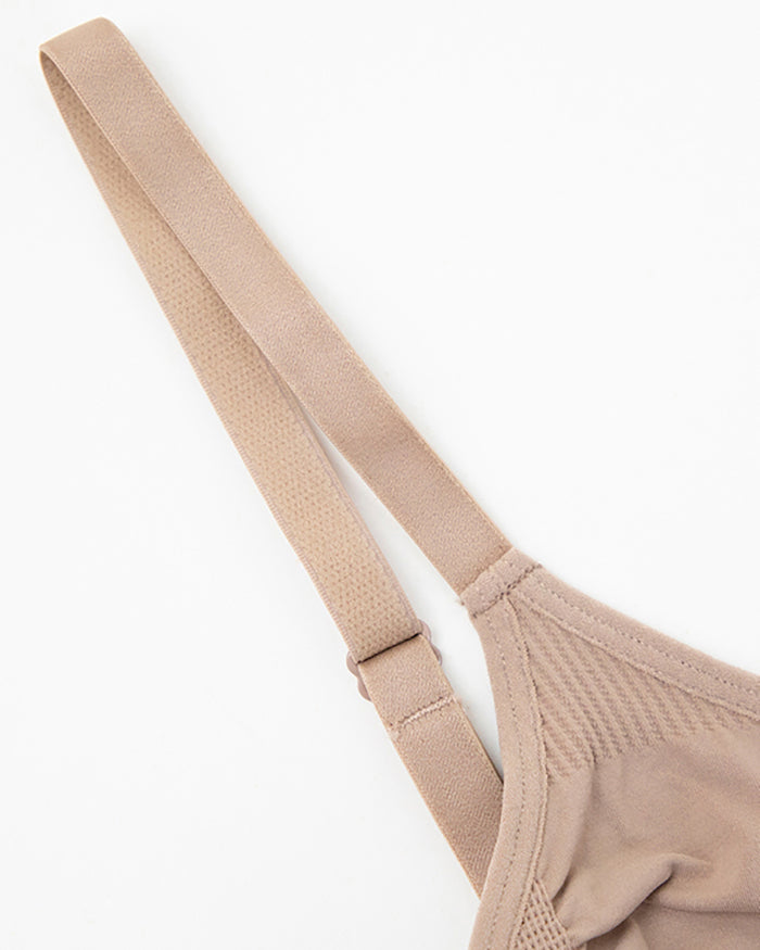 Seamless Tummy Control Sliming Shaping Thong Bodysuit