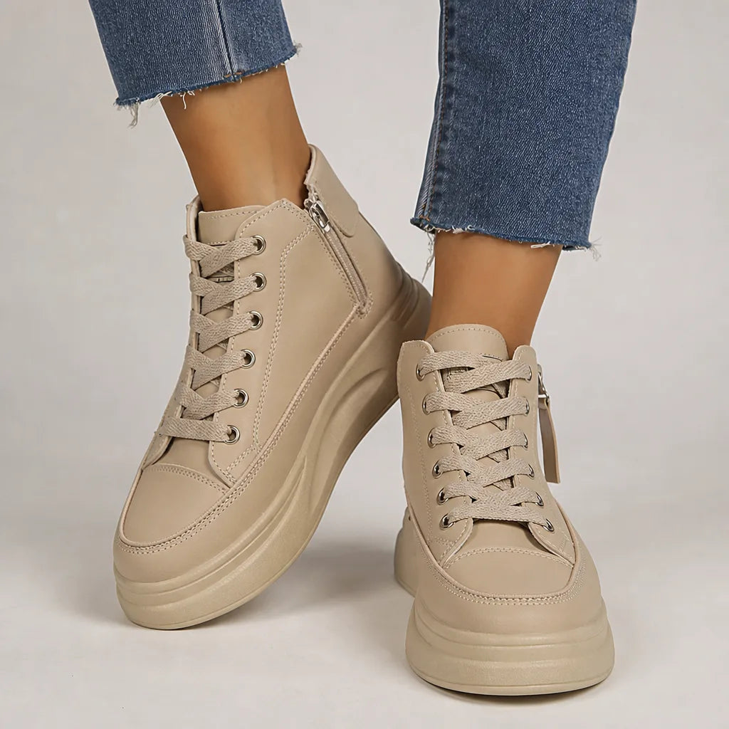 Kaci Platform High-Top Sneakers