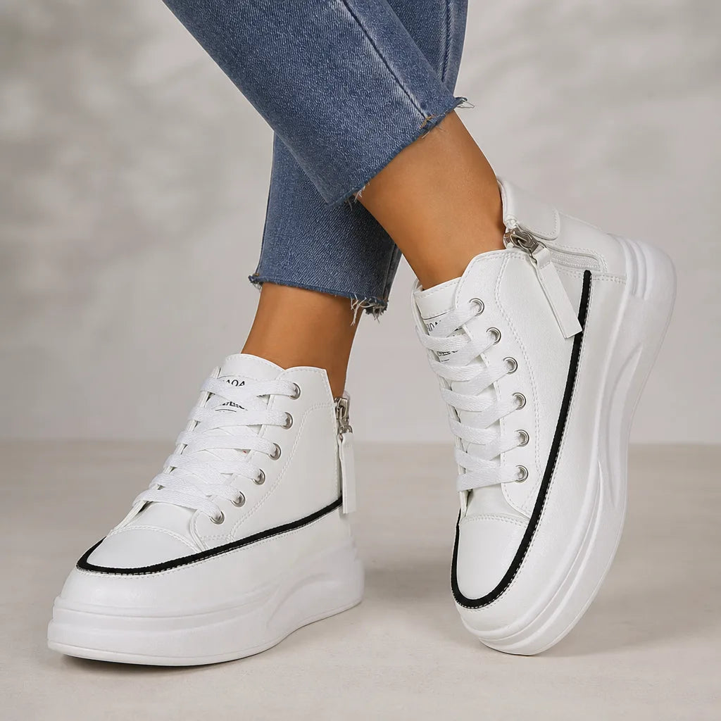 Kaci Platform High-Top Sneakers