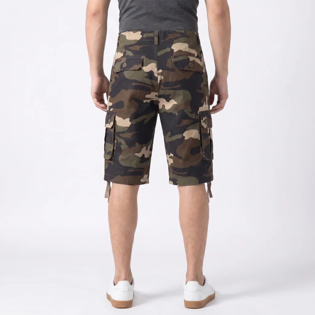 Stevie Camo Cargo Shorts