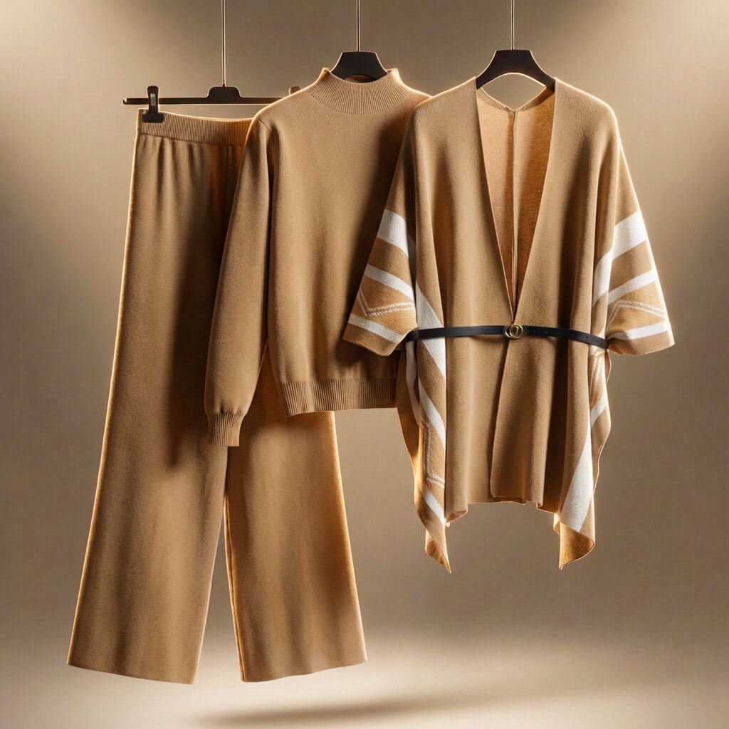 Samantha Prestige Virgin Wool Set - By Qivii