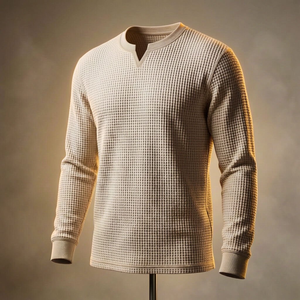 Whitaker Prestige Waffle Knit Shirt - By Qivii