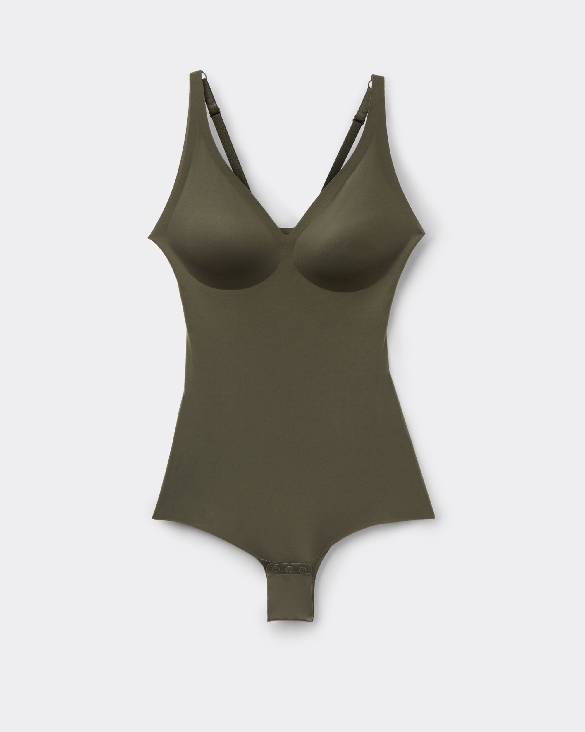 Natural Lifting Triangle Bodysuit with Bra - By Qivii