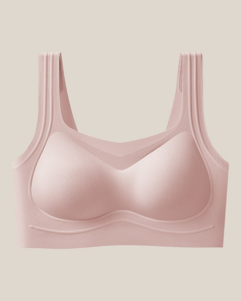 Thin Soft Support Push Up Anti Sagging Vest Bra - By Qivii