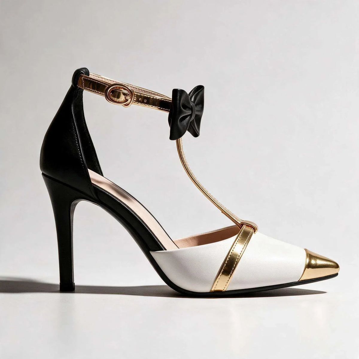 Hudson Ridge Larissa Bow Tie Heels for women, stylish multi-colored footwear with elegant bow-tie detail.