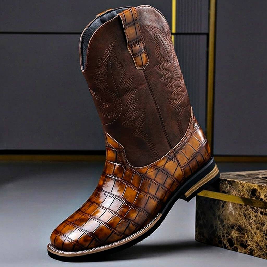 Walker Genuine Leather Boots - By Qivii