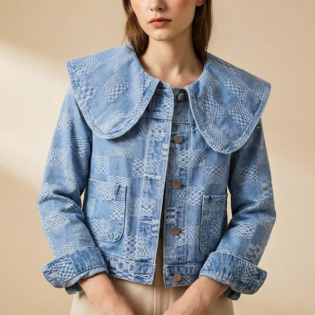 Juliette Couture Denim Jacket - By Qivii