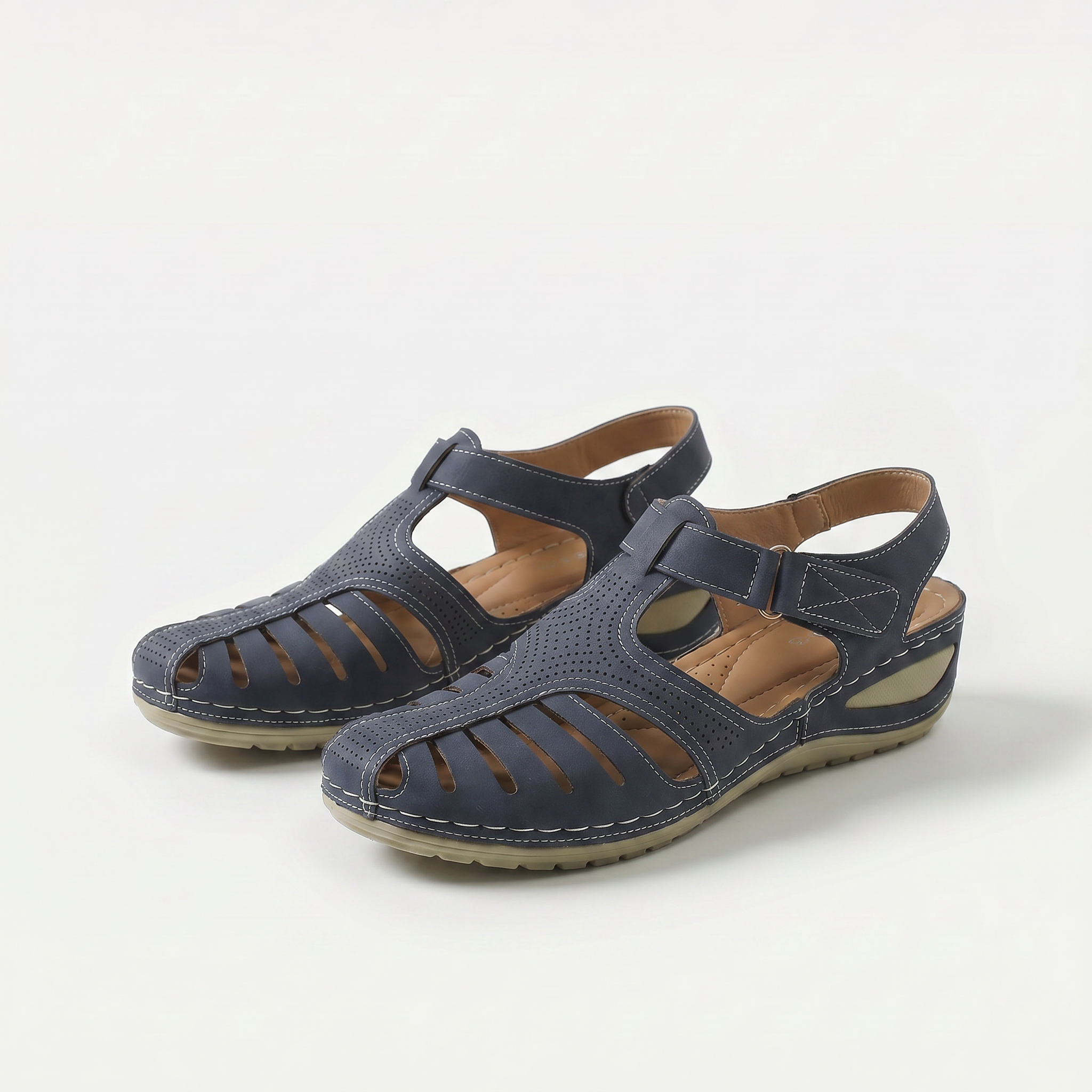 Leni – Komfort Sandalen mit sanfter Erhöhung - By Qivii