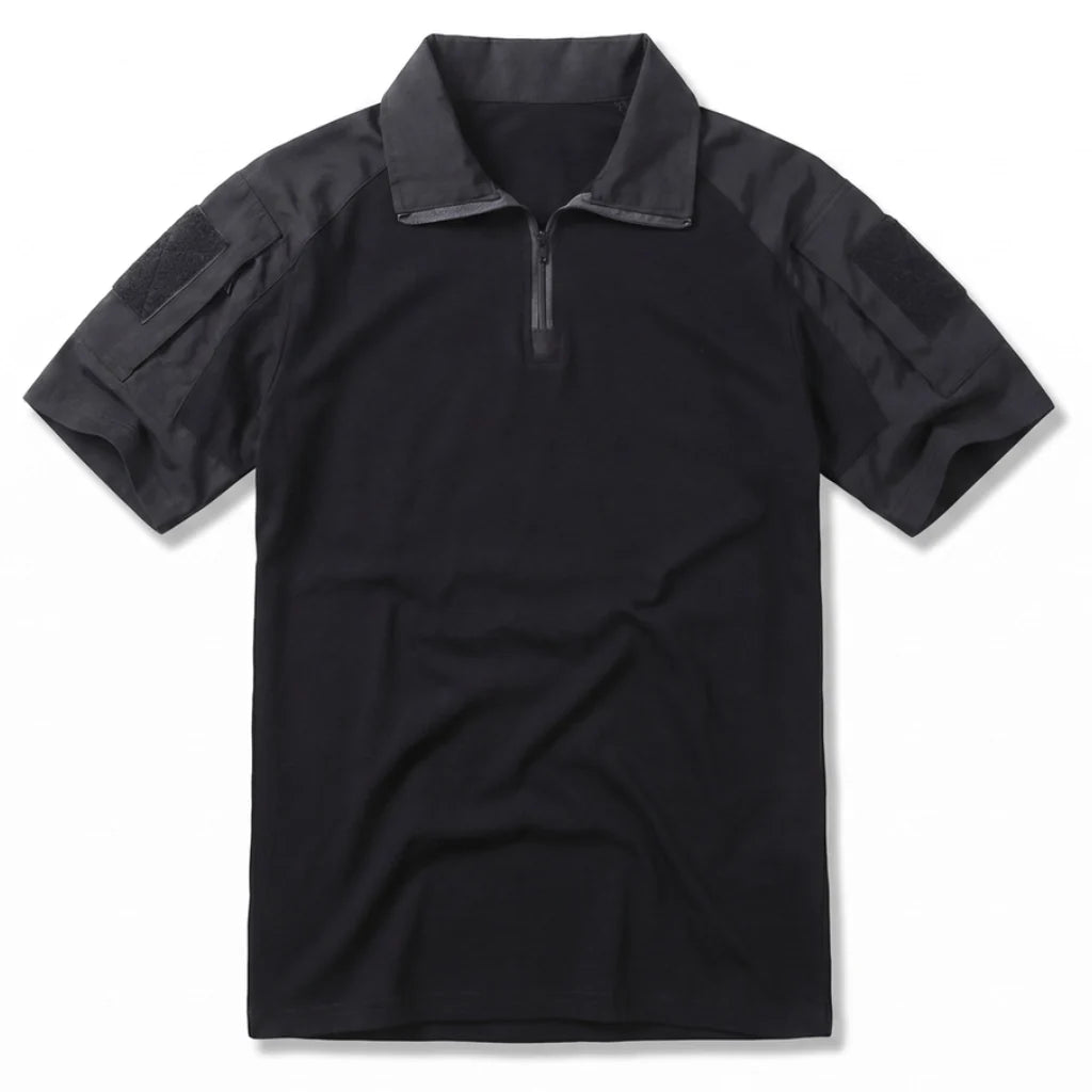 Lewis Quarter-Zip Camo Polo