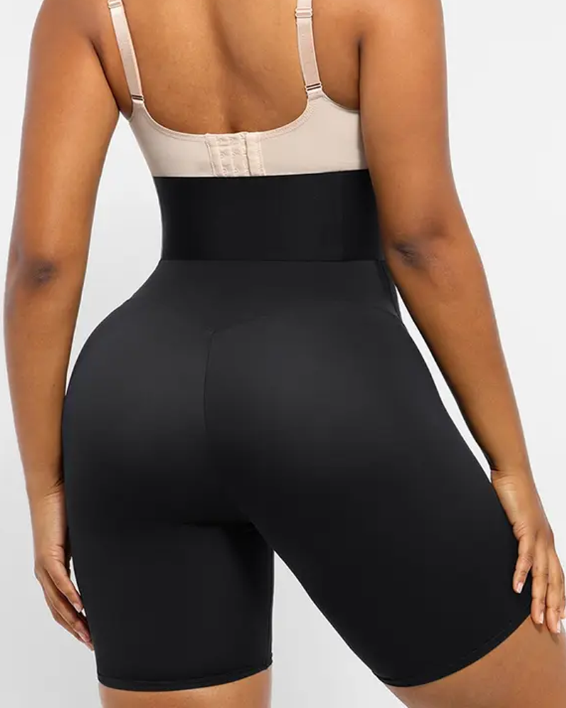 High Waist Tummy Control Shapewear Zipper Shorts