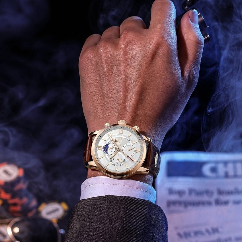 Tijdloze Sportieve Horloge - By Qivii