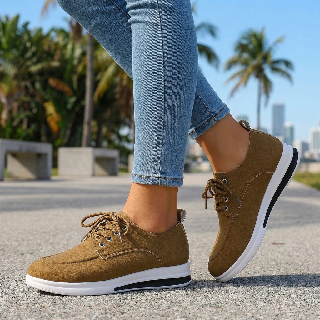 Hollie Lace-Up Loafers