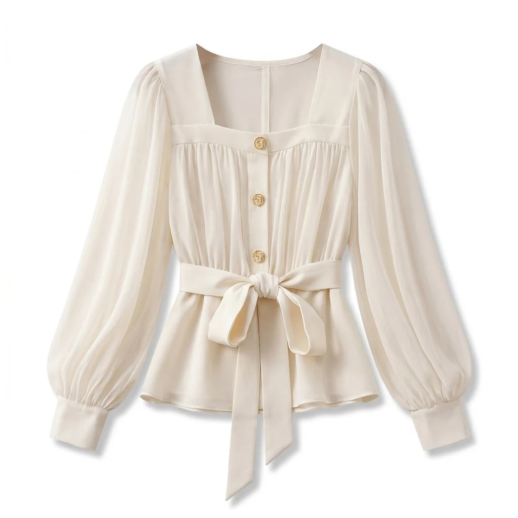 Livia Pleated Blouse
