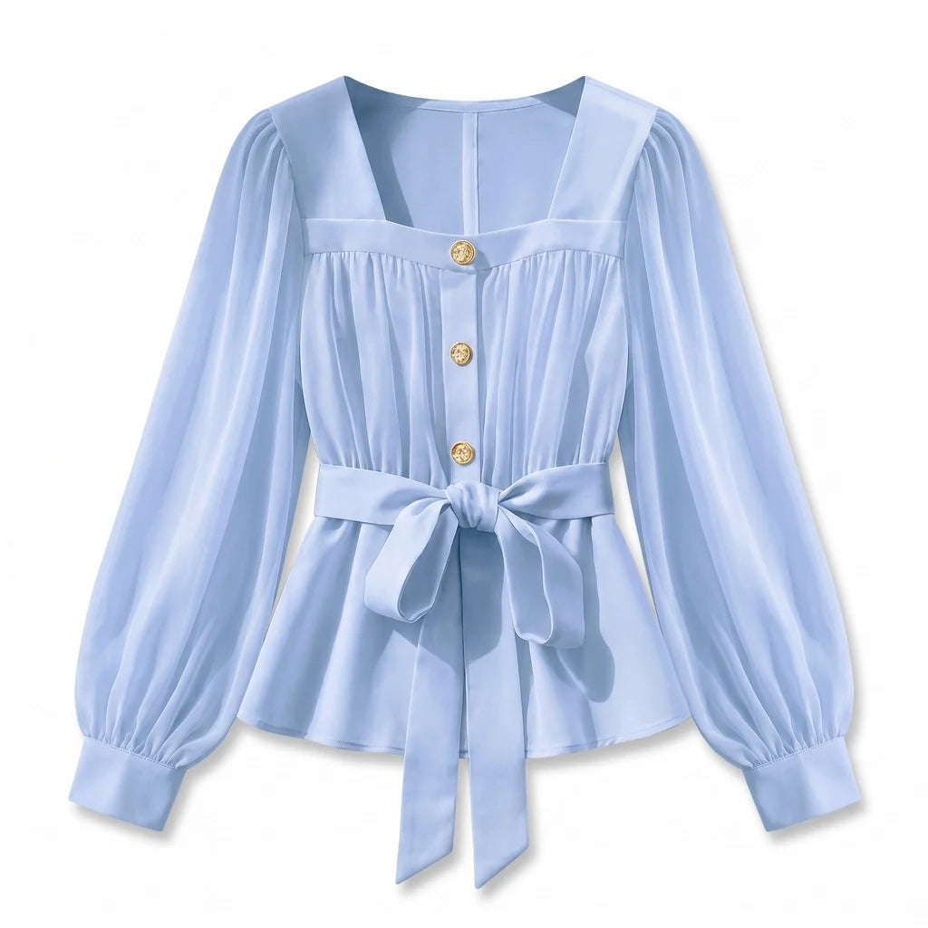 Livia Pleated Blouse
