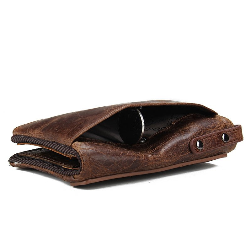 Luxury Genuine Leather Short Wallet - By Qivii