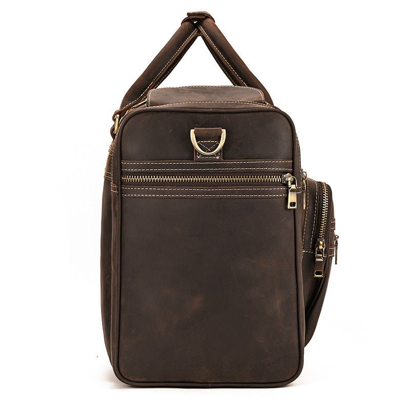 Luxury Large Capacity Retro Leather Travel Bag - By Qivii