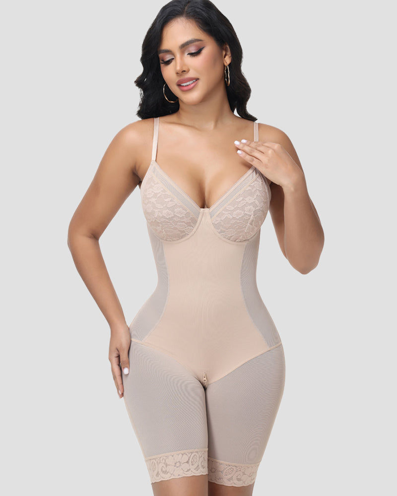 Shapshe® Butt Lifter Shapewear Bodysuit With Lace Cup