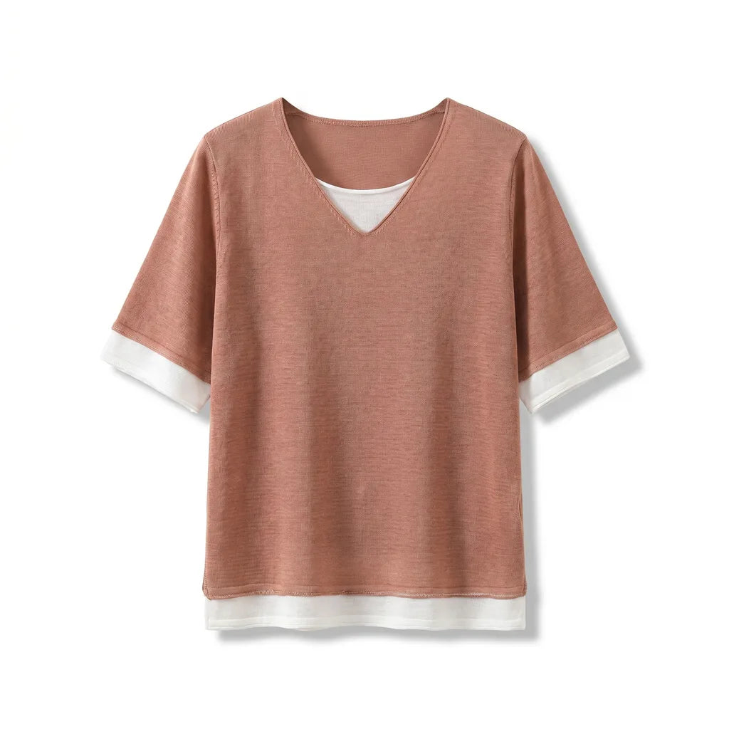 Macy Layered Knit Top