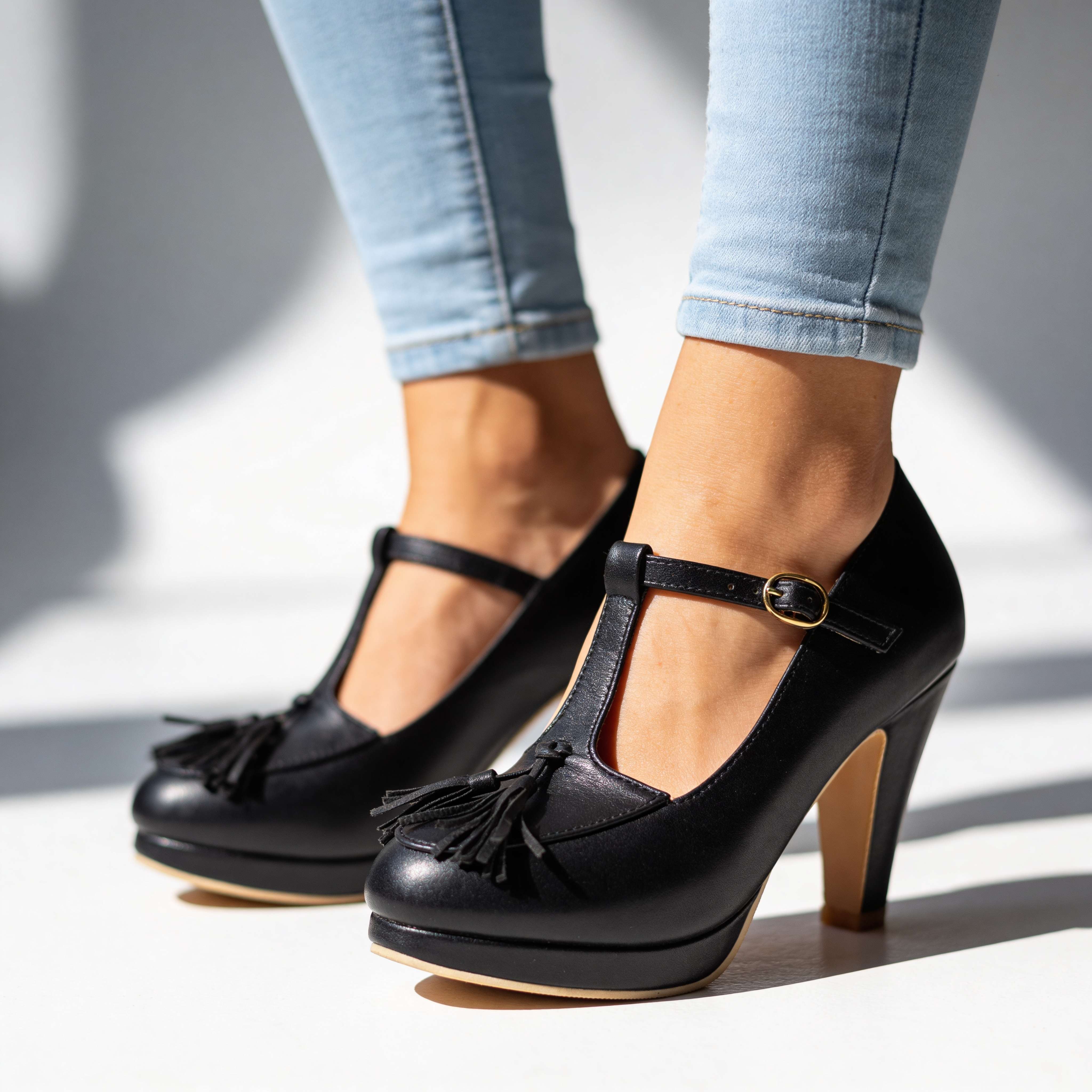 Victoria Tassel Heels