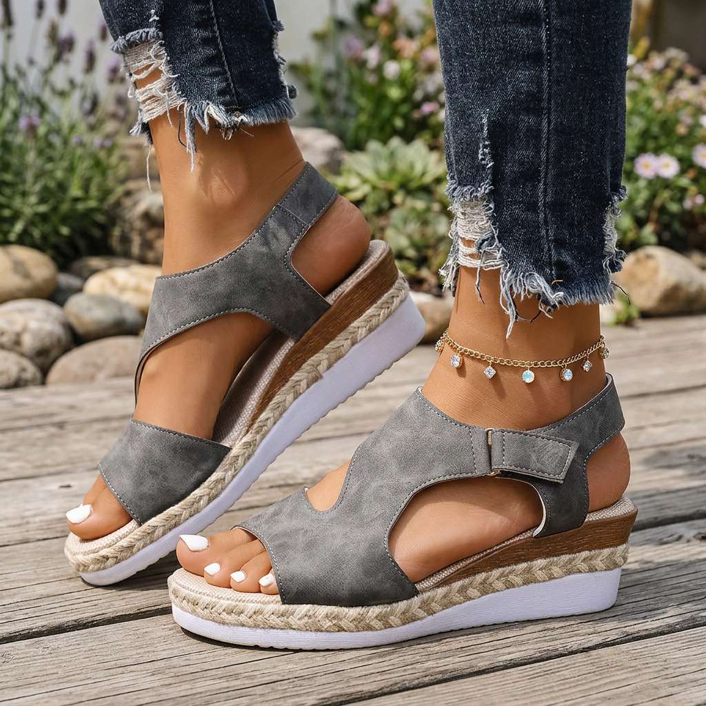 Sophia Wedge Sandals