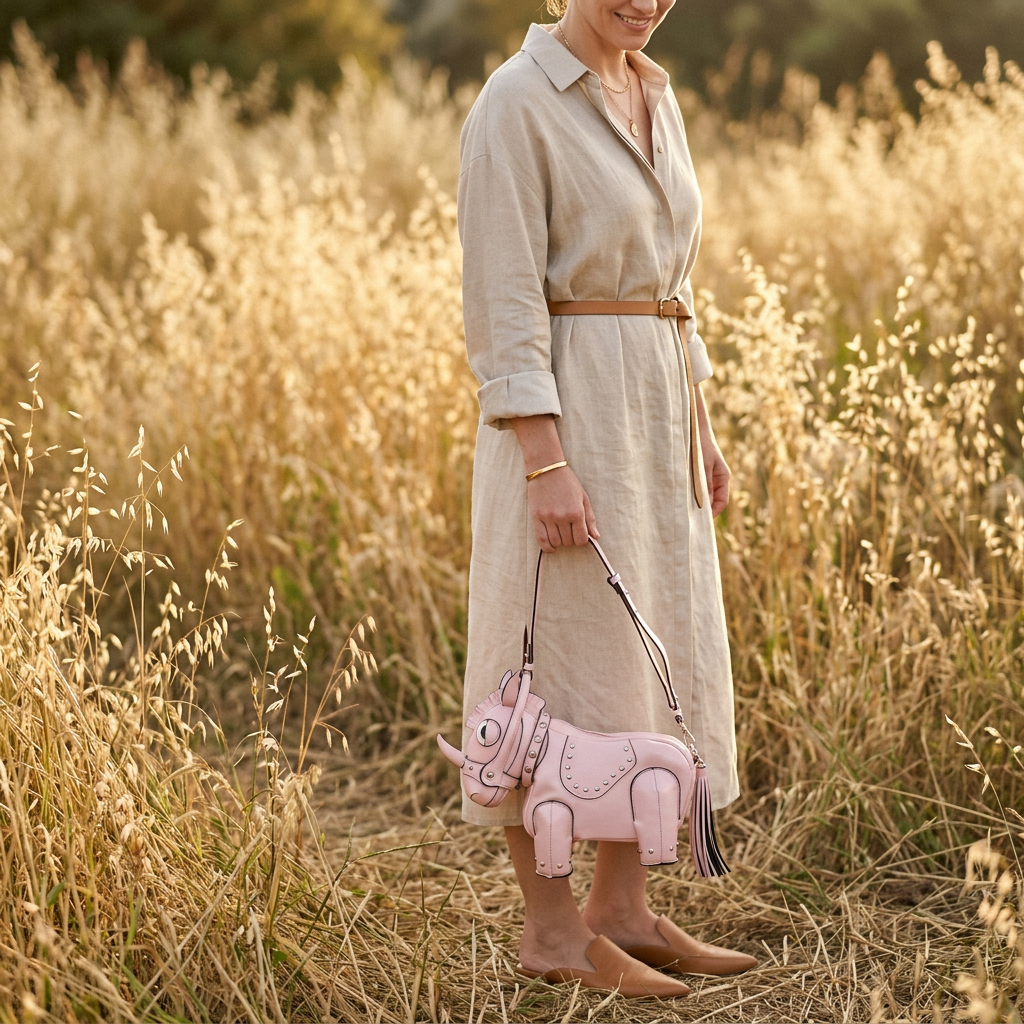 Cavallo Handbag in Vegan Leather - By Qivii