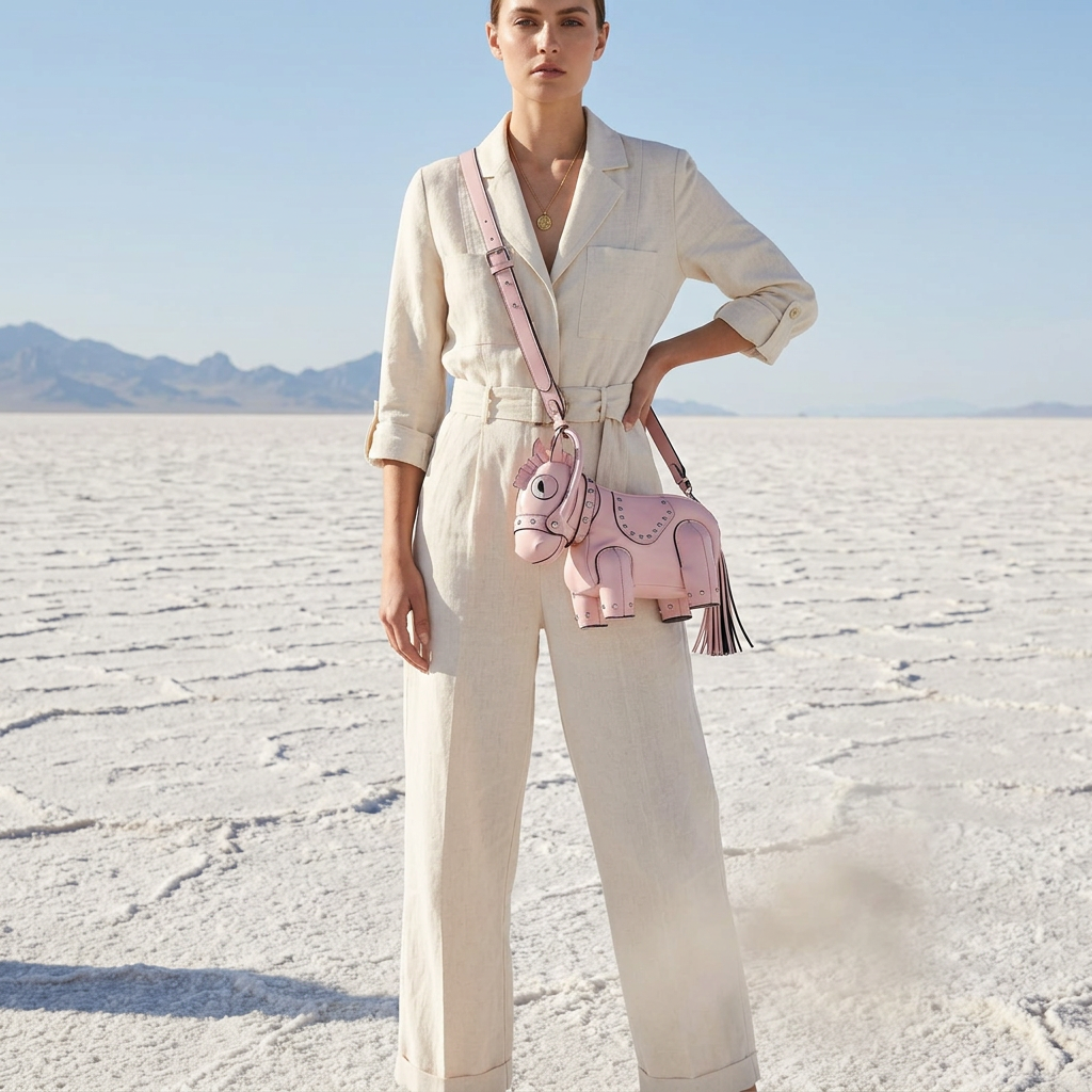 Cavallo Handbag in Vegan Leather - By Qivii