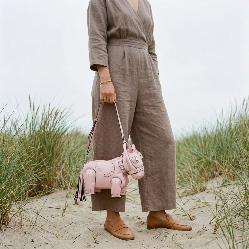 Cavallo Handbag in Vegan Leather - By Qivii