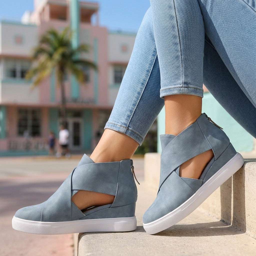 Makenzie Open Crossover Sneakers