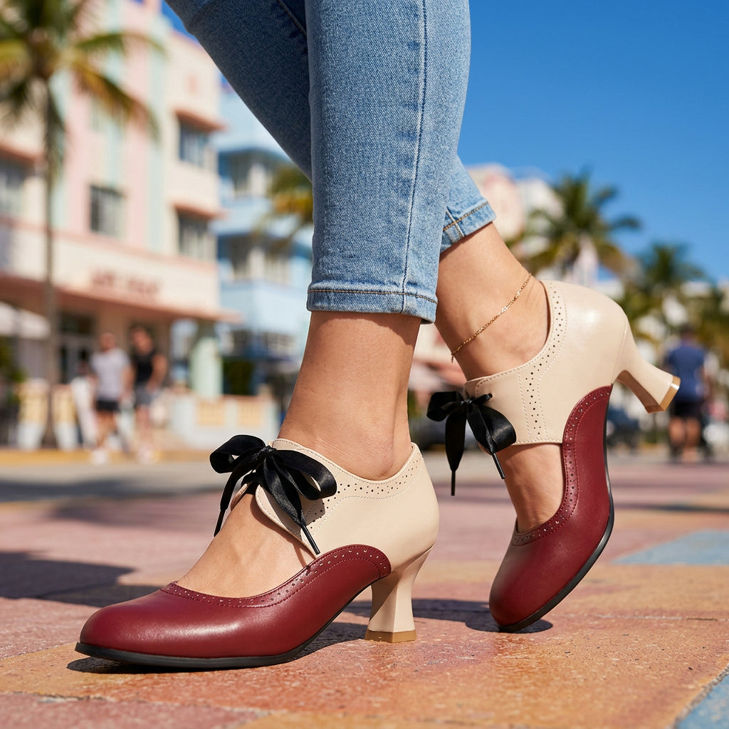 Idella Tie-Bow Loafers