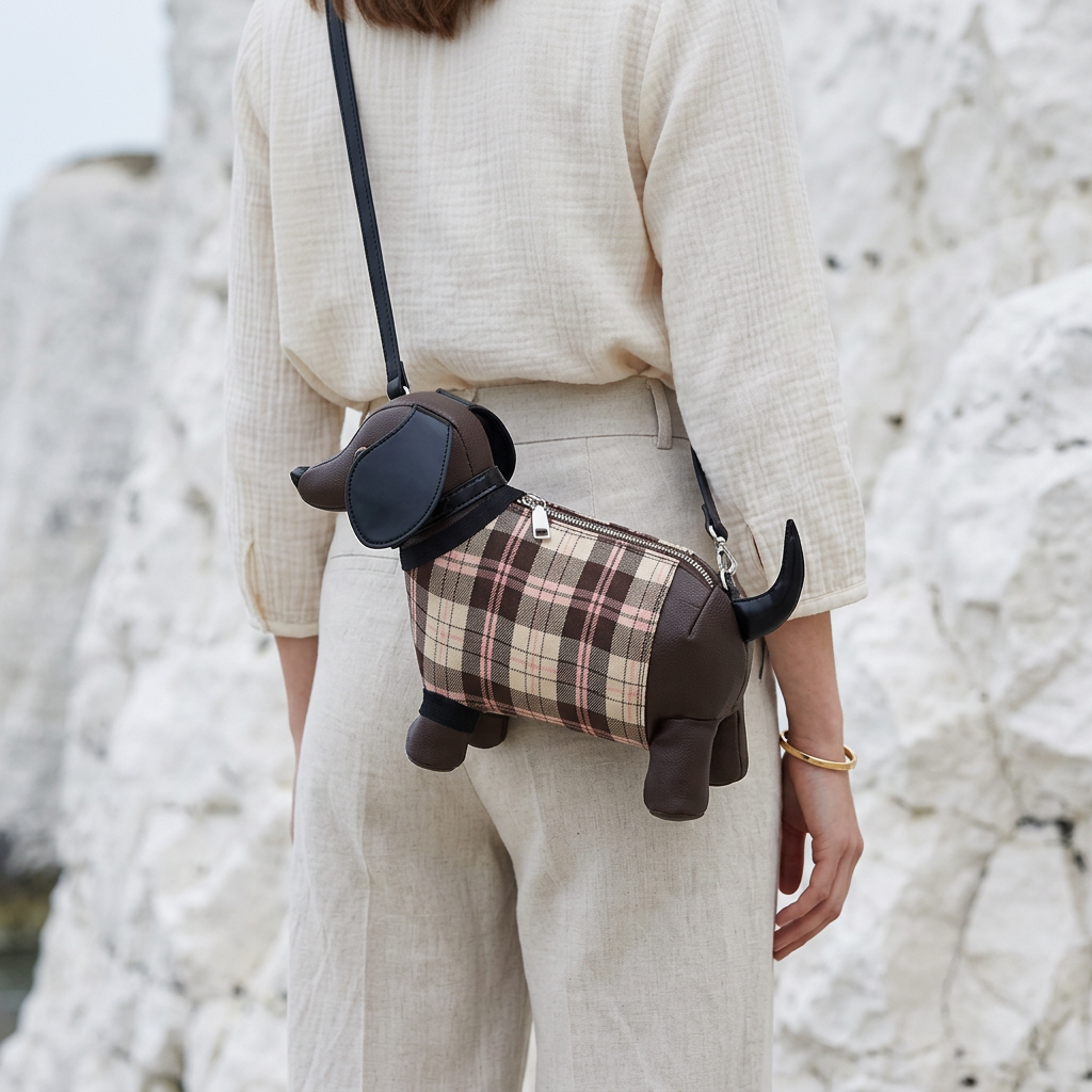 Winston Dog Bag in Vegan Leather - By Qivii